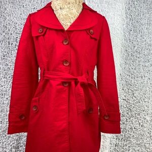 Split Personality red Trench